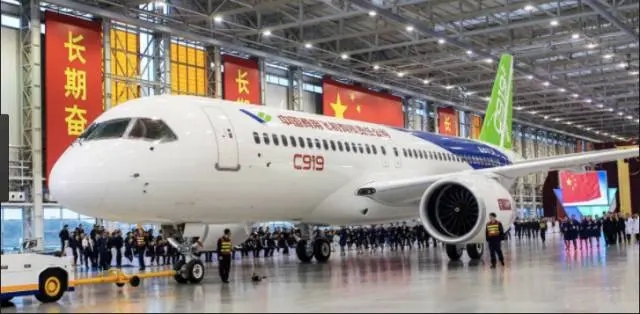 第三架C919大型客机交付东航 —美国退役飞机公司